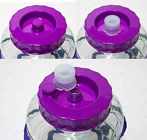 Browin Multifunktions Gärballon Universelles Glas mit Gärsystem Gärbehälter Glasballon Grösse zur Wa