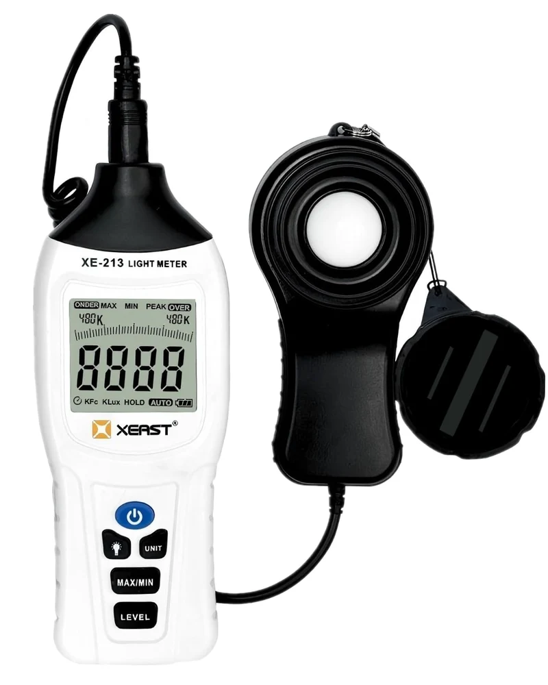 New Digital Luxmeter Tragbare Belichtungsmesser Fotografie 400K Lux Tester LCD Flash Photo, Fotometr