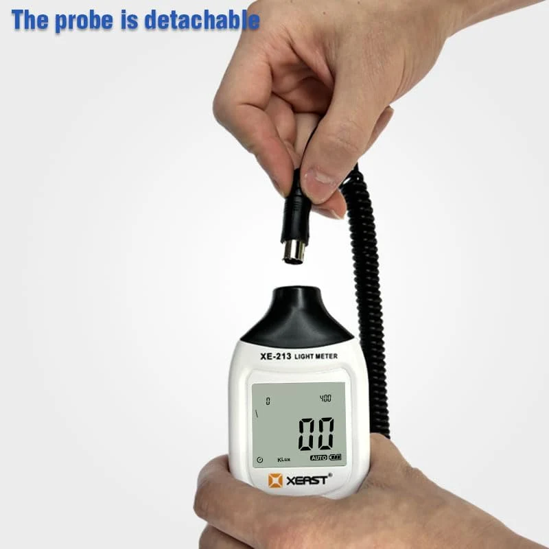 New Digital Luxmeter Tragbare Belichtungsmesser Fotografie 400K Lux Tester LCD Flash Photo, Fotometr