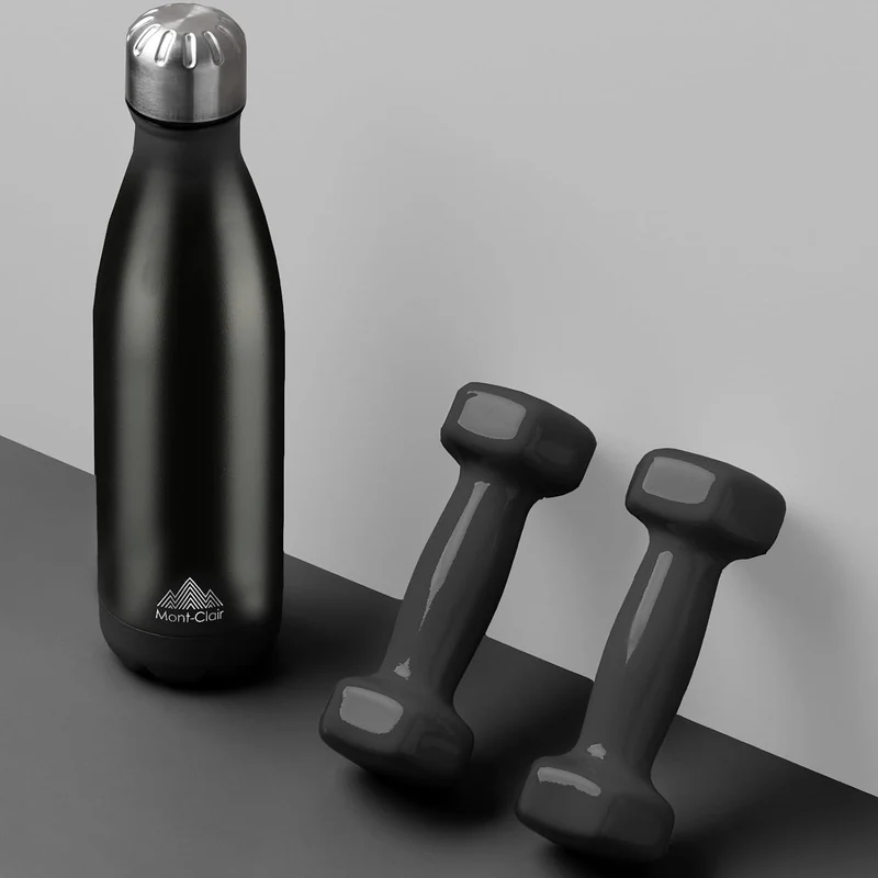 Mont-Clair Trinkflasche Edelstahl - Thermosflasche - BPA-freie - Water Bottle, Edelstahl trinkflasch