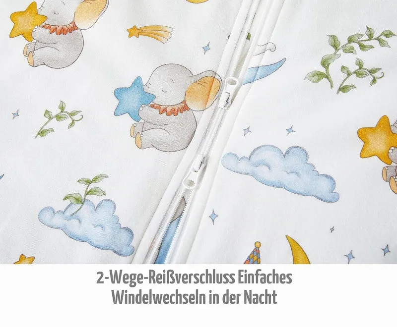 Chilsuessy Baby Winterschlafsack Schlafsack mit Füssen Warm Kinder Ganzjahres Winter Schlafsack Schl