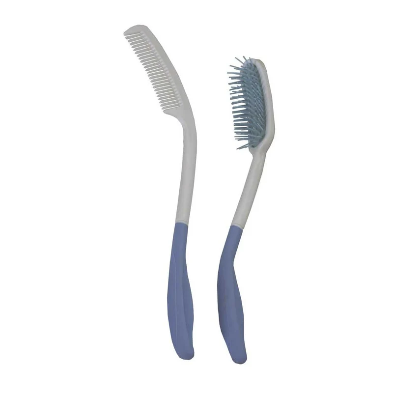1x Behrend Reinigungs-Set, Kamm-Bürsten-Set, Bürste, Kamm, Haarbürste, Haarkamm, Haarpflege, langer