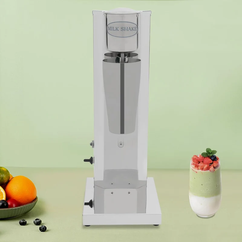 Drink Mixer 180w GeträNkemixer Mit 2 Geschwindigkeitsstufen 18000 U/Min 650ml Edelstahl Mischbecher