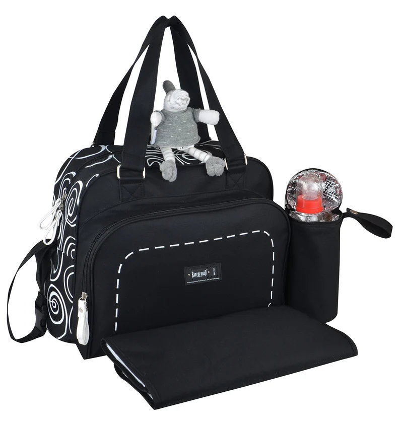 Baby-on-Board 216710_018 Simply Swirl Tasche Schwarz, Schwarz