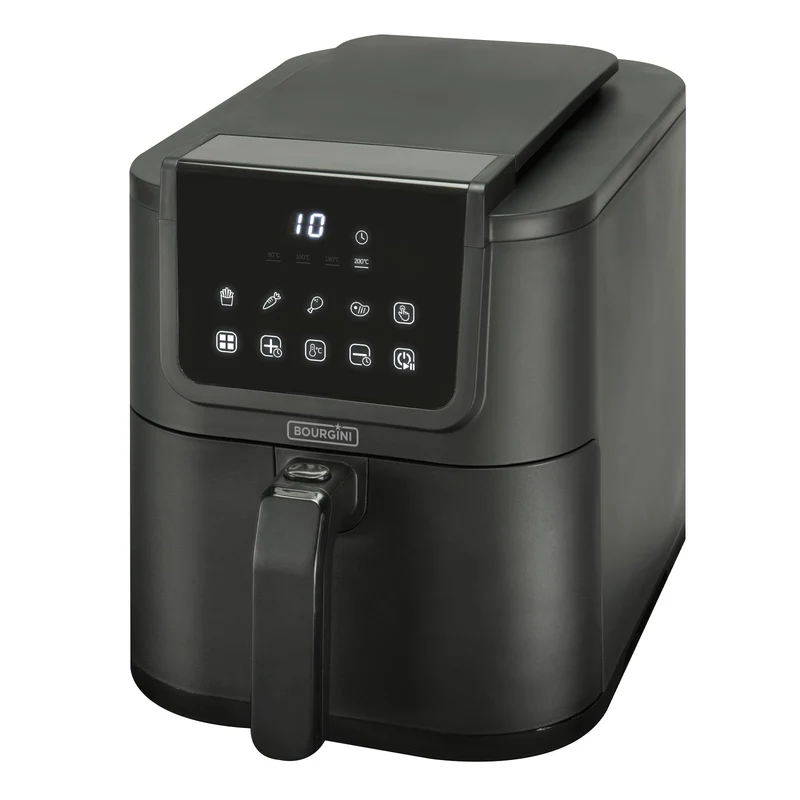 Bourgini Slimfit Airfryer XL – Heissluftfritteuse – 5 Liter – 1500 W – mit keramischer Antihaftbesch