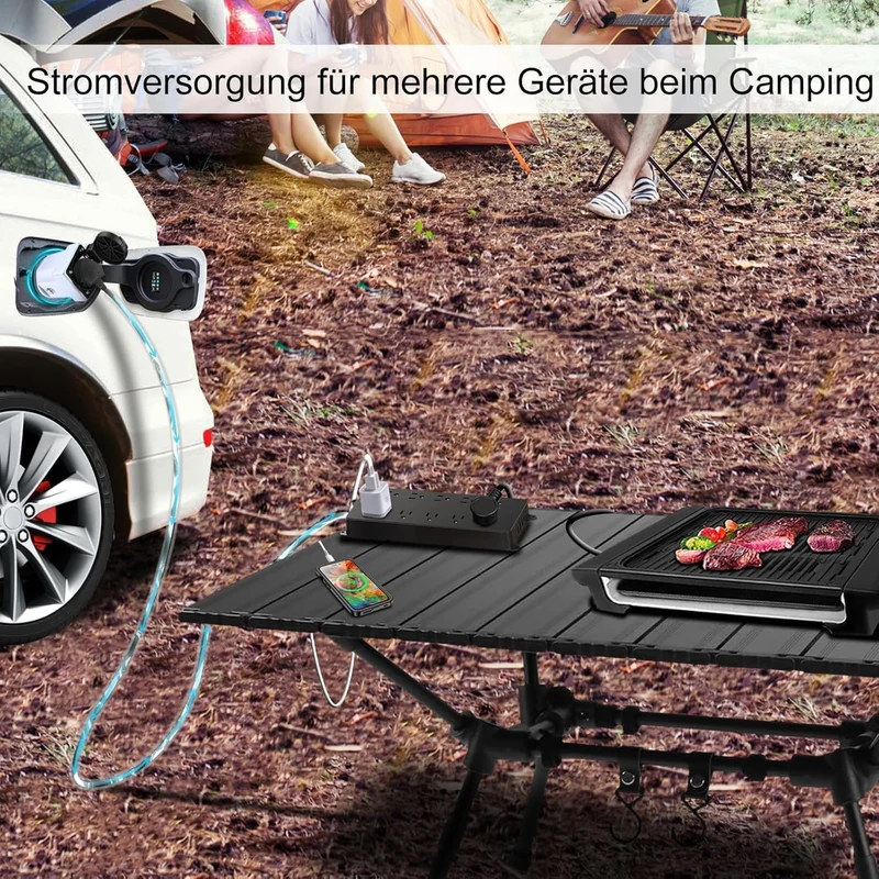 V2L Adapter Kompatibel mit XPENG EVs, 16A 220V Fahrzeug-Ladeadapter, Passend für XPENG G6 G9 P7, Typ