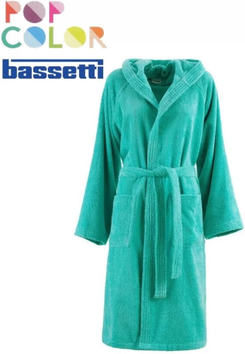 Bassetti Unisex Bassetti Bademantel Bademantel XL Jade, XL Jade