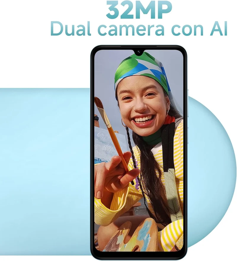 XIAOMI Redmi A5 Smartphone 6,88" 120Hz Display, 128GB+4GB, 32MP AI-Kamera, 5200 mAh Akku, Seiten-Fin