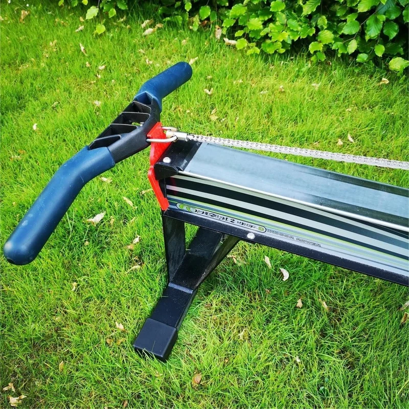 Ergtab Griffhalterung zum Schmieren der Kette kompatibel zu Concept2 Rudergeräten Schwarz, Schwarz
