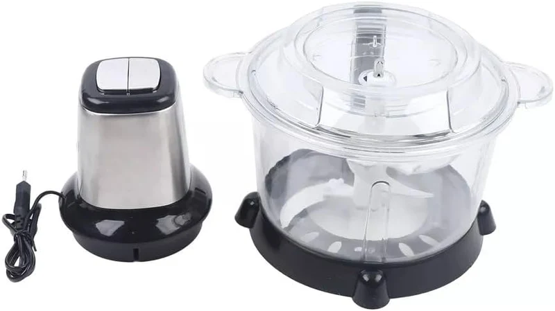 Universalzerkleinerer,5L Zerkleinerer Elektrisch Mini,Multi Fleischwolf Elektrische Kochmaschine,300