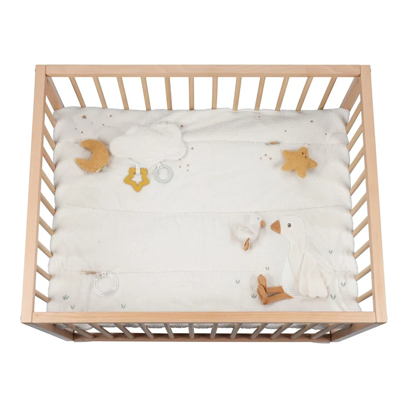 Little Dutch Krabbeldecke Spieldecke Activity Matte Baby (80x100 cm) weiss - Newborn Naturals