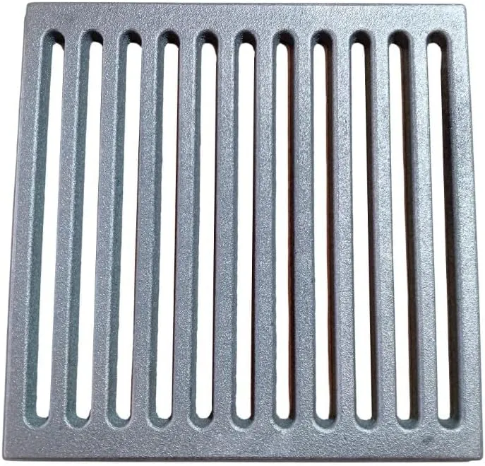 RIF 0037 Gussrost für Kamine, Holzöfen und Feuerstellen 25 x 25 x 1 cm