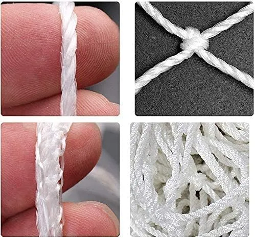 Aoneky Fussballnetz 7,3x2,4M /5,5x2,1M/3,6x1,8M/ 3x2M/ 2,4x1,8m/1,8x1,2M, 3mm/2.5mm/2mm PE Tornetze,