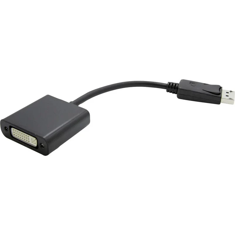 VALUE DisplayPort-DVI Adapter, DP Stecker-DVI Buchse, 0,15 m, Kompatibel mit Laptop, Monitor, Person