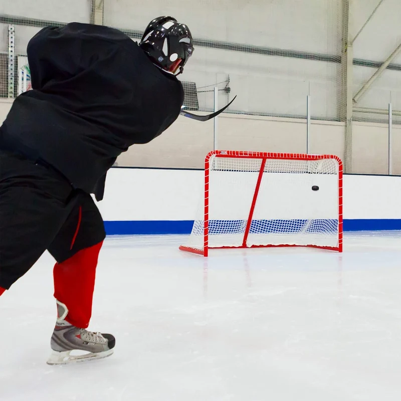 Eishockey Tore – 1,8m x 1,2m – wählen Sie zwischen Regelung- und professionelles Tor (Stahlrahmen 3,
