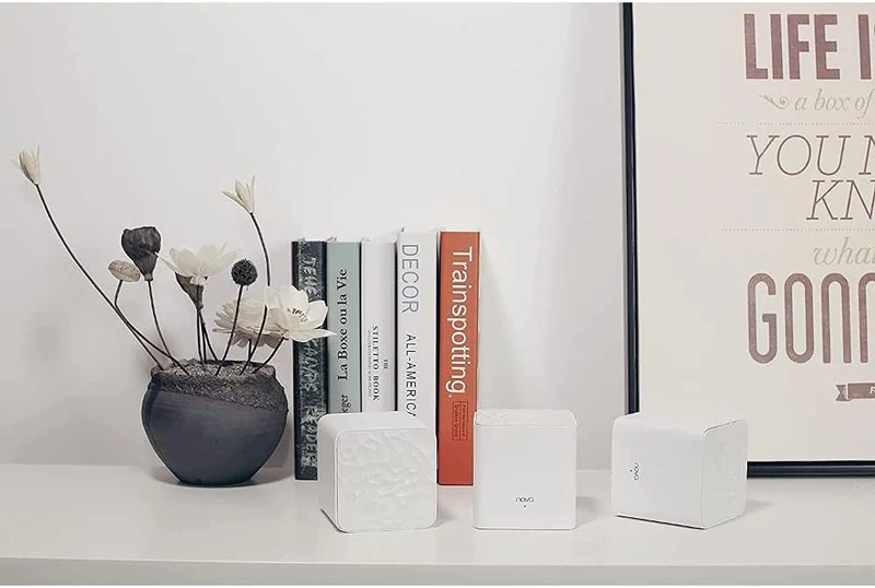 Tenda Nova MW3 Mesh WLAN System - AC1200 Dual Band Mesh Set - empfohlen für Häuser mit 2-3 Schlafzim