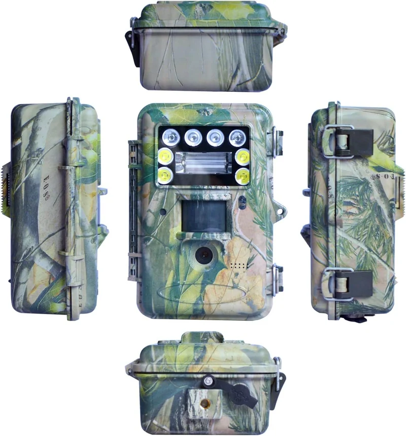 BolyGuard Wildkamera 64MP Jagdkamera 1080p Wildkamera Wildtierkamera Seachsicherungskamera Solar was