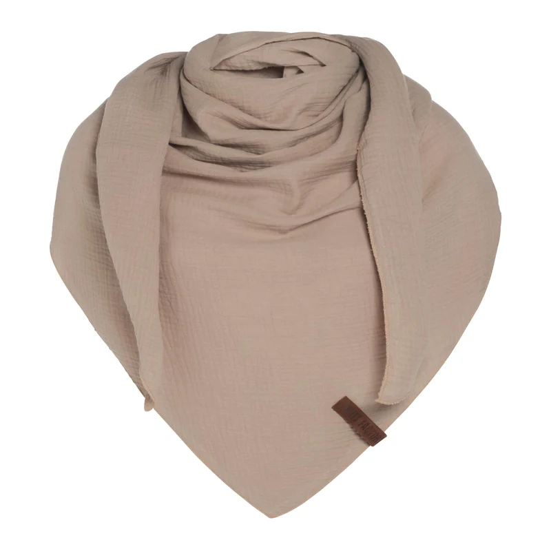 KNIT FACTORY - Liv Dreieckstuch - Tuch Schal für Damen - Weiches Musselintuch - Für Frühling und Som