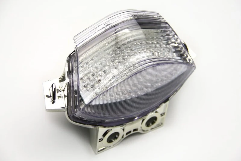 avdb-moto LED-Bremslicht mit integrierten Blinker kompatibel mit Kawasaki ER6, N, F 2006/2008 (klar)