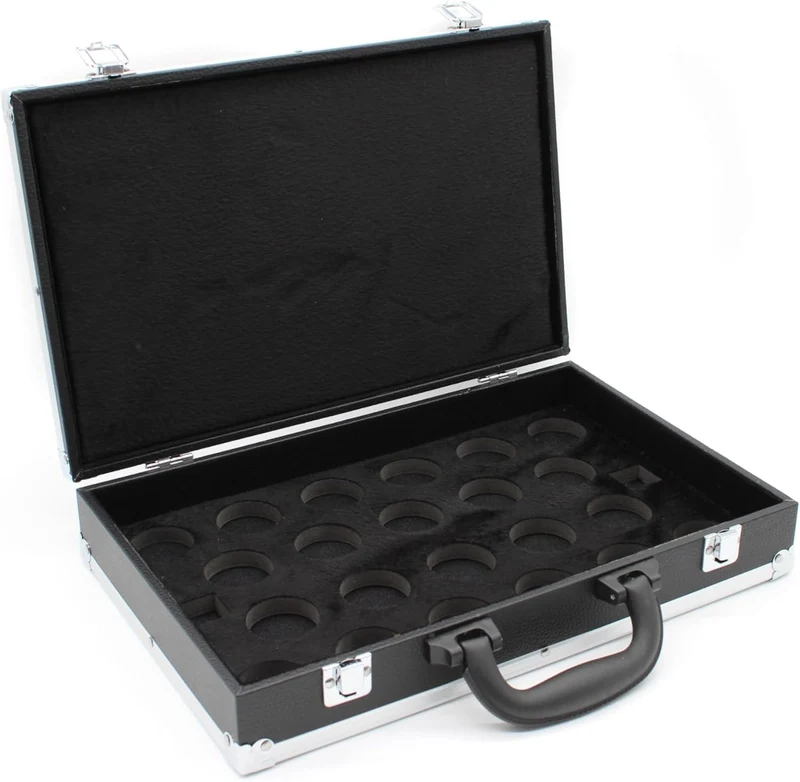 BILMAG Billard Zubehör Billardkugel Koffer Ballkoffer für 22 Kugeln, Snooker, 52,4mm