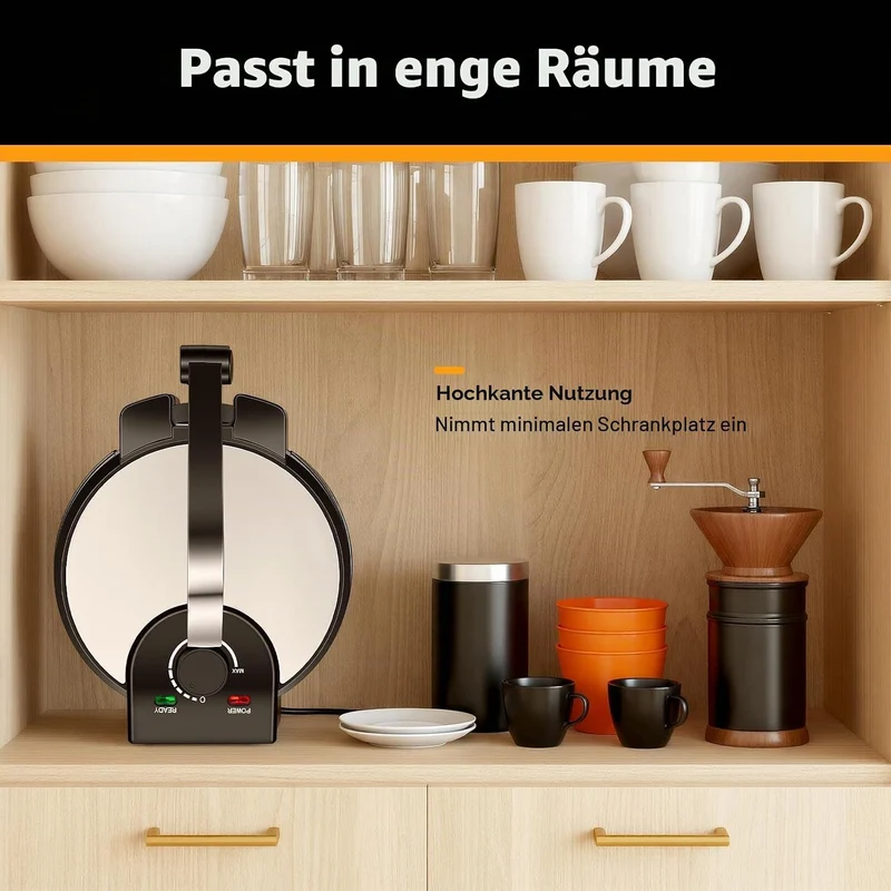 Elektrischer Pancake Backmaschine, Roti Maker, Chapati Tortilla Presse Maker Doppelseitige Heizung E