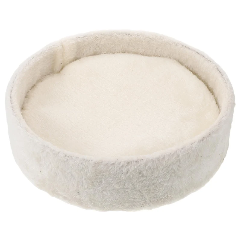 Kisangel Katzenbaum Hängematte Ersatz 30X30cm aus Weichem Fleece mit Kissen Rundes Katzennest für Kl
