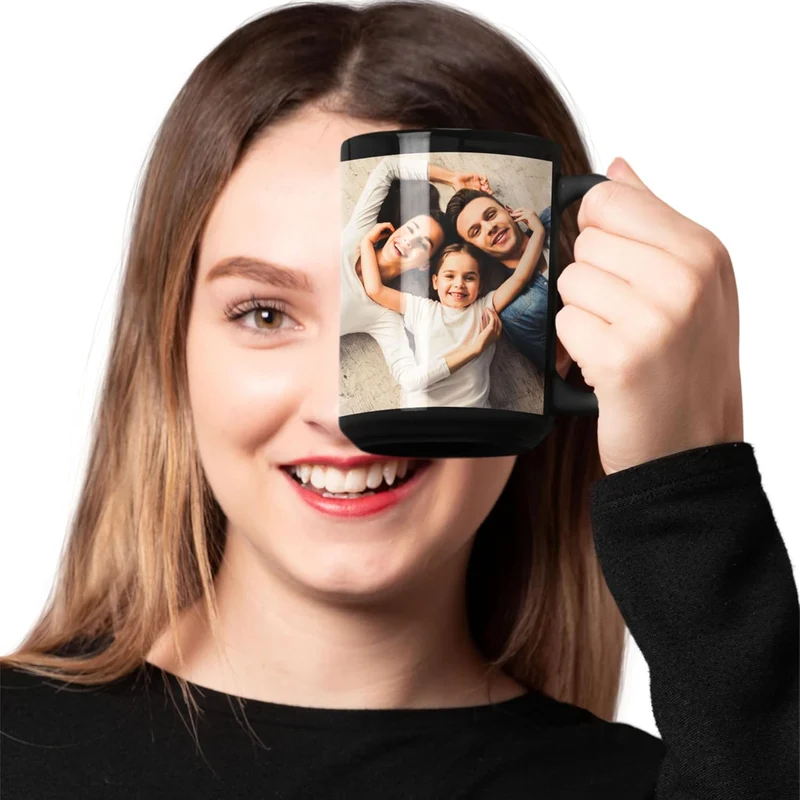 Individuelle Tasse mit Bild oder Text Ihrer Uploads, personalisierte Tasse, mikrowellen- und spülmas