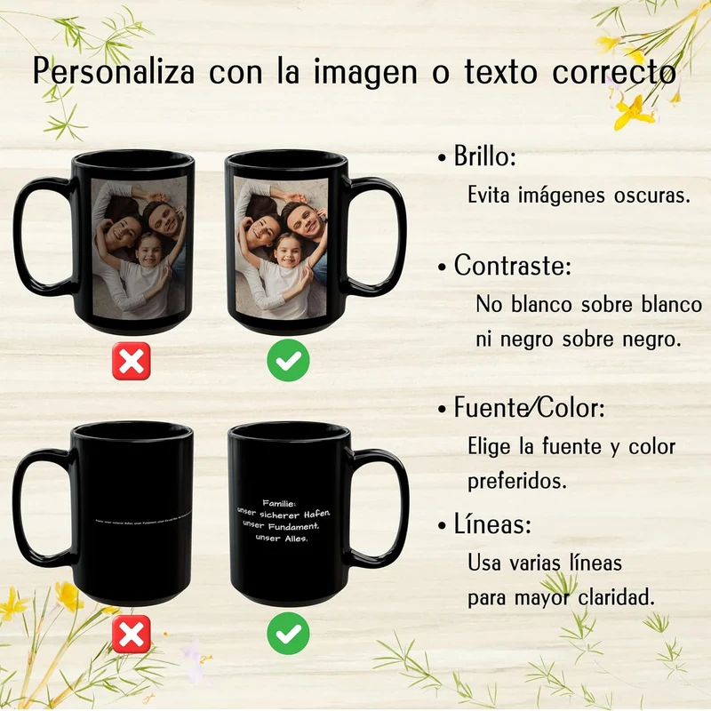 Individuelle Tasse mit Bild oder Text Ihrer Uploads, personalisierte Tasse, mikrowellen- und spülmas