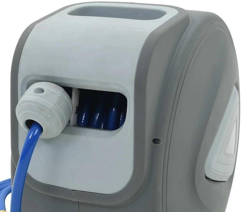 vidaXL Druckluftschlauch Aufroller Automatik Pneumatikschlauch Trommel Schlauchtrommel Schlauchaufro