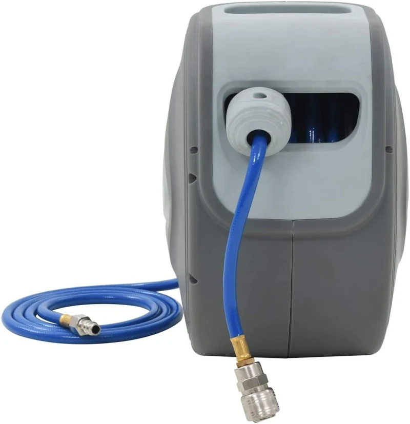 vidaXL Druckluftschlauch Aufroller Automatik Pneumatikschlauch Trommel Schlauchtrommel Schlauchaufro