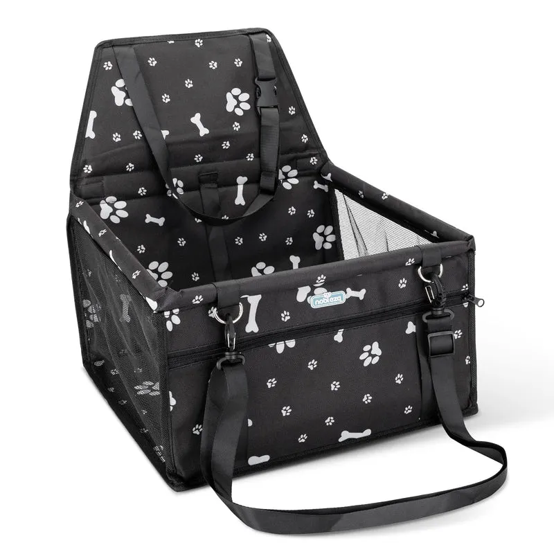 Nobleza - Autoverstärkung für Hunde und Haustiere, faltbar, waschbar, Reissverschluss-Tasche, 40x34x