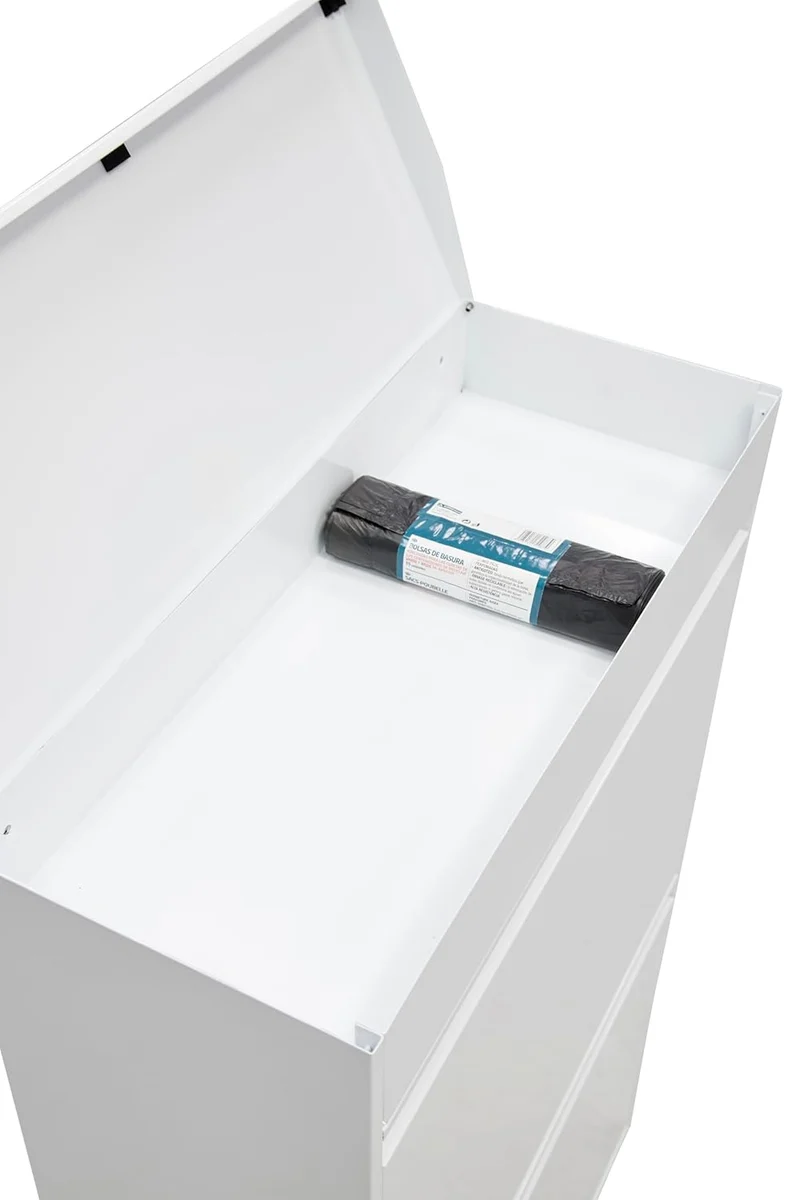 ARREGUI Top CR621-B2 Mülltrennsystem aus Stahl mit Aufbewahrungsbox mit Deckel | 4 Fächer Mülleimer