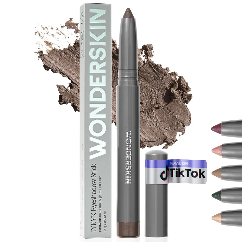 Wonderskin IYKYK Lidschattenstift – Langanhaltender Lidschattenstifte, wischfester und wasserfester