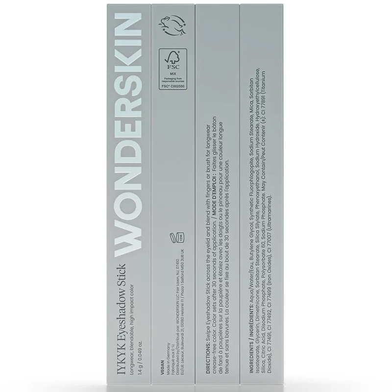 Wonderskin IYKYK Lidschattenstift – Langanhaltender Lidschattenstifte, wischfester und wasserfester