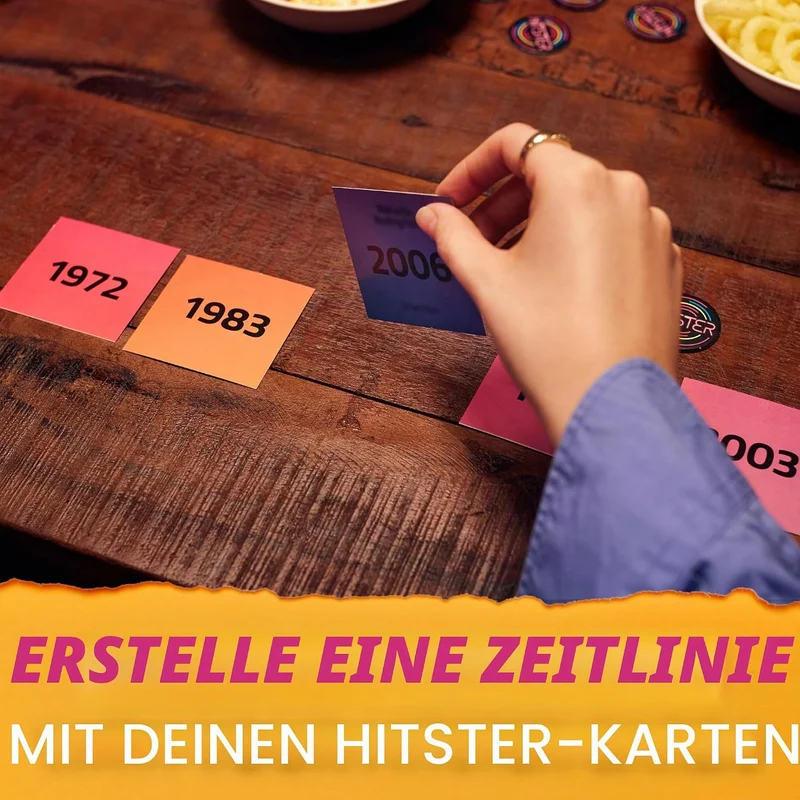 Hitster Guilty Pleasures – Das Musik-Partybrett, Karten- und Quizspiel für Ihre beliebtesten und kit
