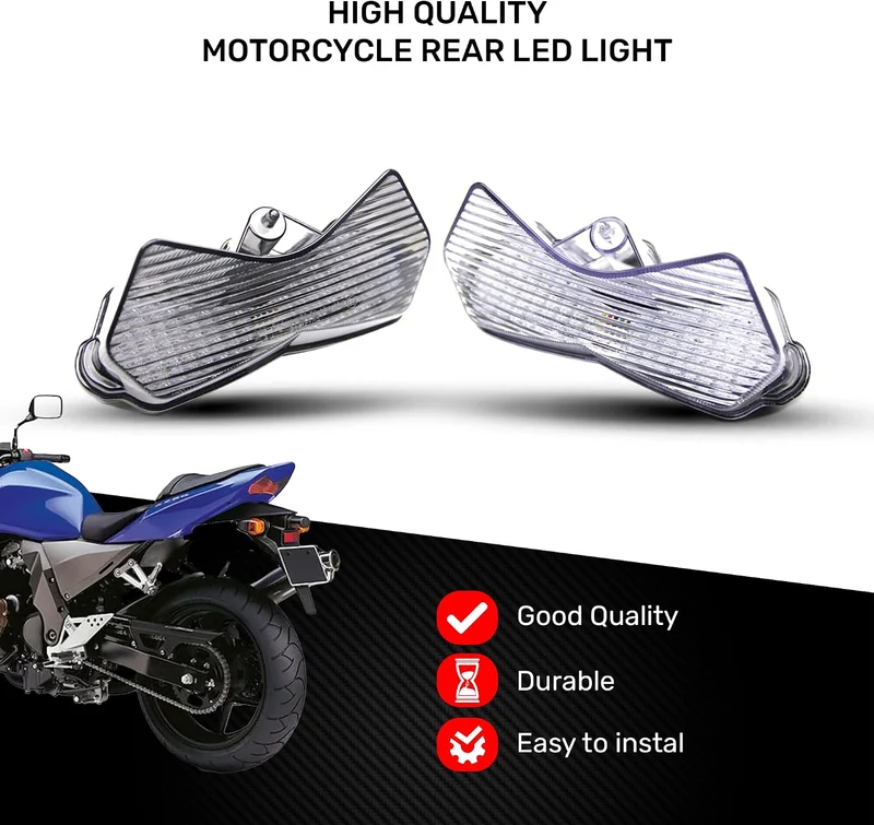 aVDB-moto LED-Bremslicht mit integriertem Blinker kompatibel mit Kawasaki Z750, Z1000 2003/2006, ZX6
