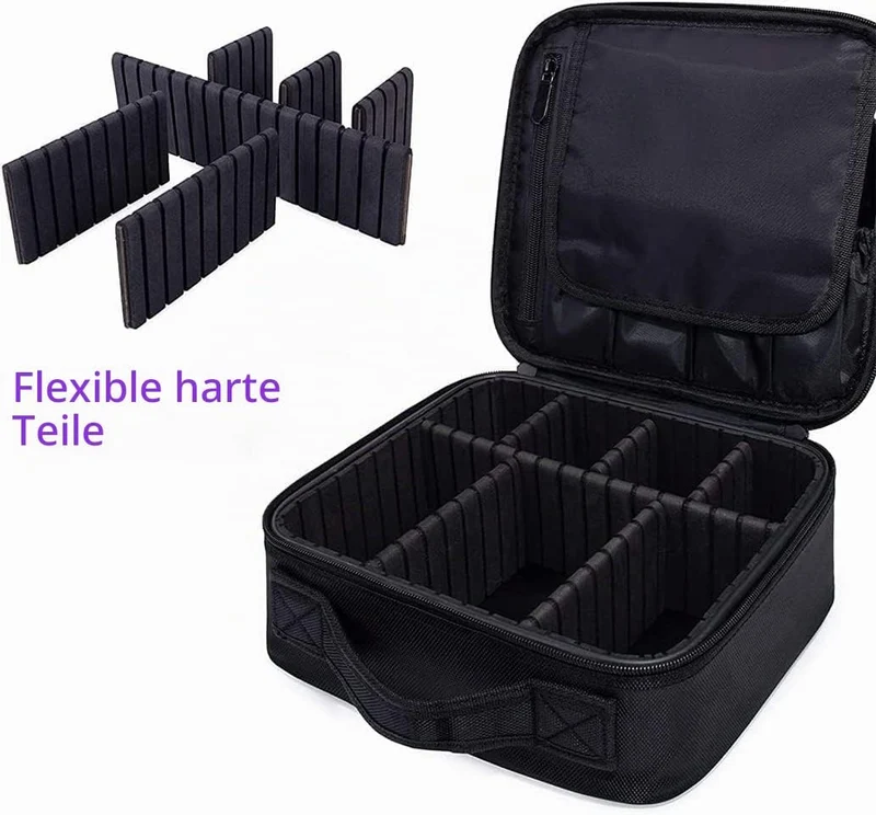 Professionelle Kosmetiktasche Damen Schminktasche Gross Reise Make-Up-Organizer Tasche, wasserdichte