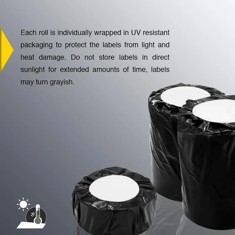 BETCKEY - 76mm x 76mm(3 in x 3 in) Perforierte Mehrzweck/Grosse Quadratische Thermoetiketten Kompati