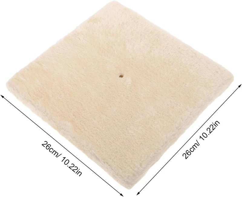 Kisangel Cat Tree Replacement Base Stabile Langlebige Kratzbrett-Basis aus Plüsch Holzwerkstoff Extr