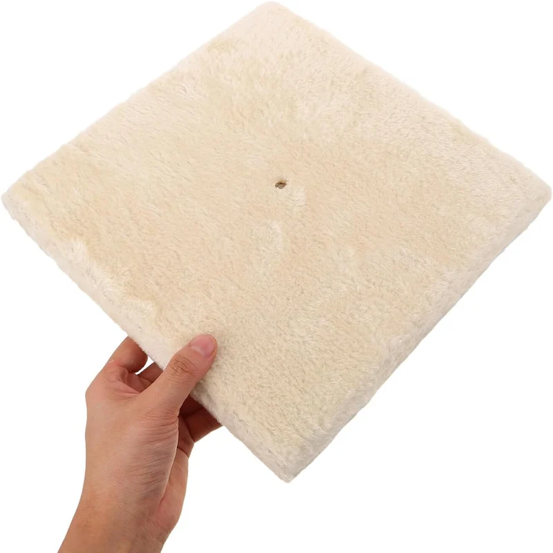 Kisangel Cat Tree Replacement Base Stabile Langlebige Kratzbrett-Basis aus Plüsch Holzwerkstoff Extr