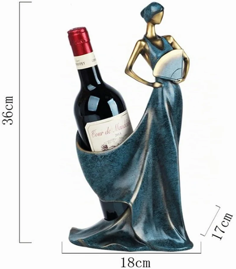 Weinflaschenhalter, Rotweinflaschenständer Elegante Weinregalhalter Harz Regal für Home Bar Zubehör