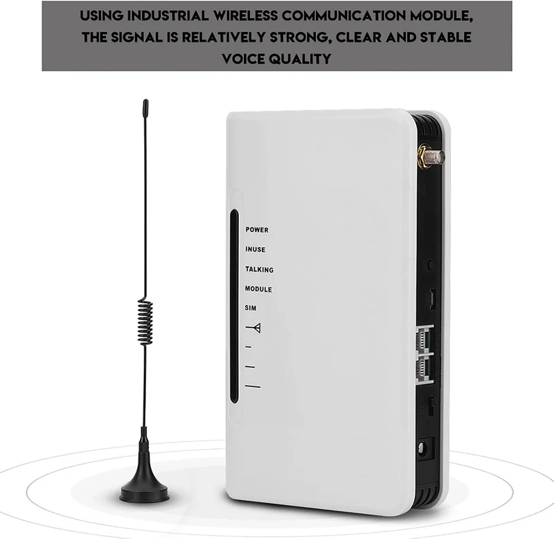 GSM-Funktelefonzelle mit 9 LED-Anzeigen, Signalanzeige, Anrufstatusanzeige für Festen Sprach- und Da