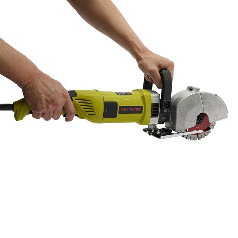 Mauernutfräse, 4000W Schlitzfräse Mauernutfräse Schlitzmaschine, Elektrische Wand Chaser Schlitzmasc