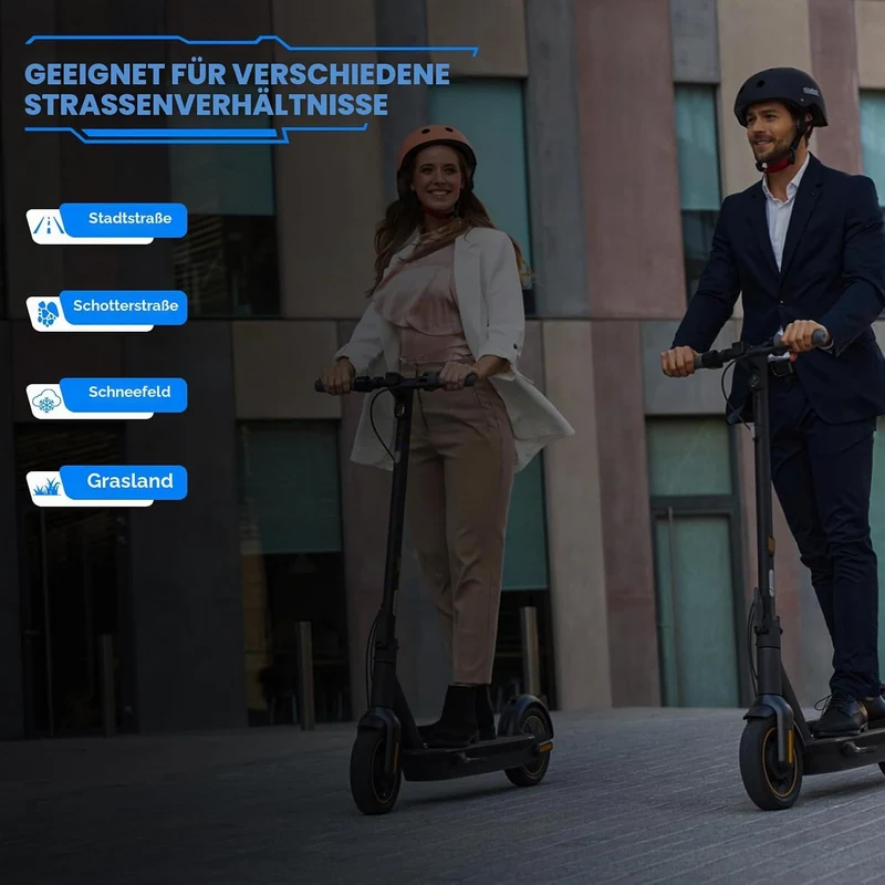 60/70-6.5 Tubeless Reifen für Ninebot Max G30 Serie, 10x2.5 Selbstreparierende Vakuum Mit Durchstoss