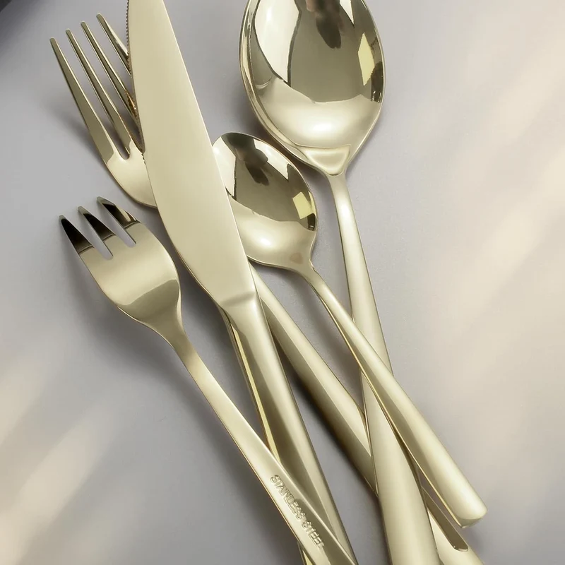 Besteck Set, LAZAHOME 30-teilig Besteckset für 6 Personen,Edelstahl Besteckset mit Messern, Gabeln u