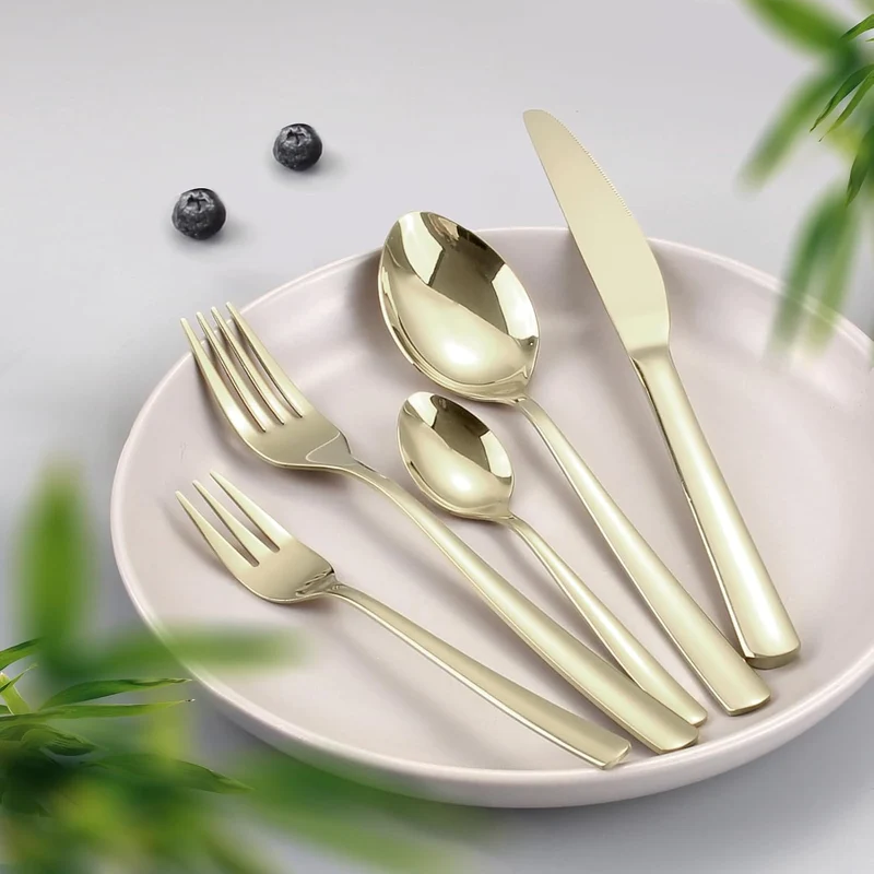 Besteck Set, LAZAHOME 30-teilig Besteckset für 6 Personen,Edelstahl Besteckset mit Messern, Gabeln u
