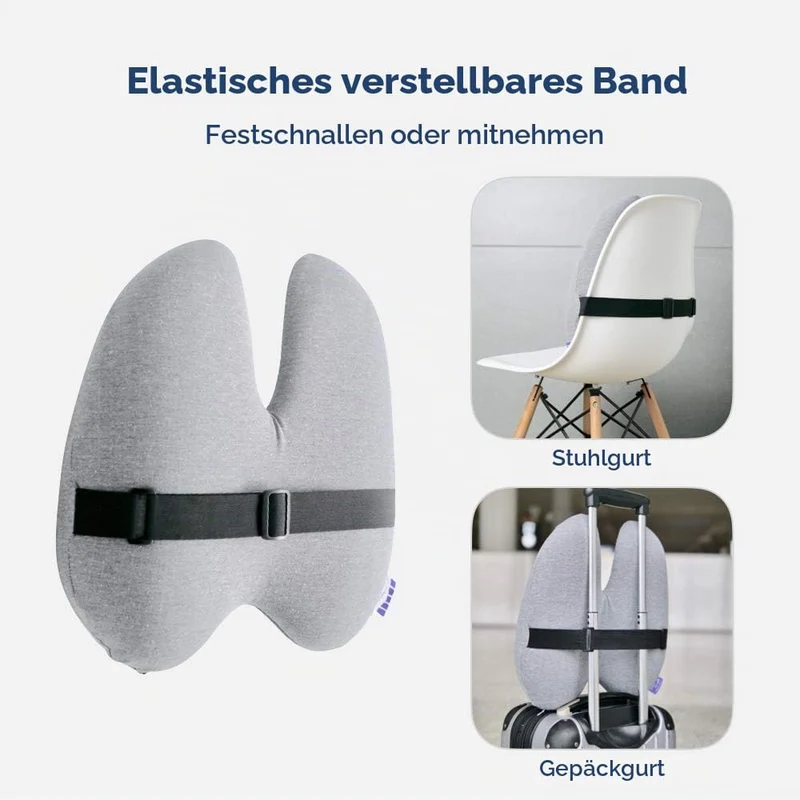Cushion Lab Extra Dichtes Lendenkissen – Patentierte Ergonomische Mehrregionen-Feste Rückenstütze zu