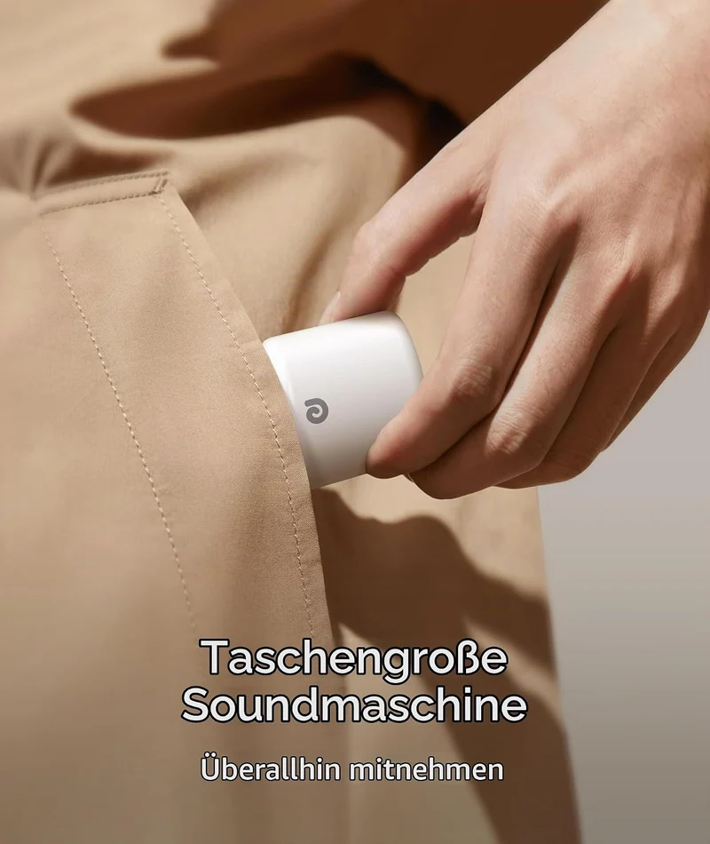 Dreamegg Pocket Sleep 1 Mini White Noise Machine Baby, Tragbare Weisses Rauschen Baby Gerät Erwachse