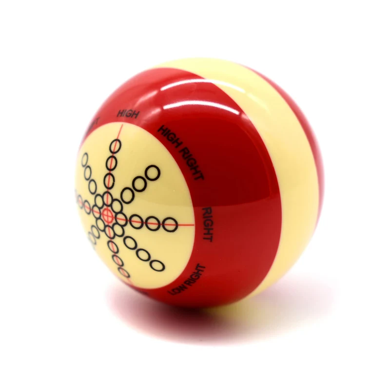 Billard Einzelkugel - Weisse Trainingskugel, Spielball, 52,4 mm, Snooker