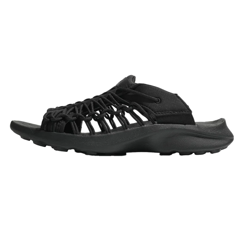 KEEN Herren Uneek Snk Slide Hausschuh 41 EU Schwarz, 41 EU Schwarz